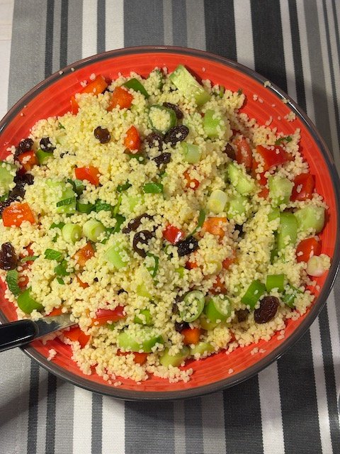 Taboulé d'été aux raisins secs